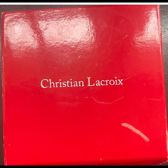 🔥VINTAGE🔥 Christian 🔥Lacroix 🔥Red 🔥Brooch🔥 - Picture 4 of 6